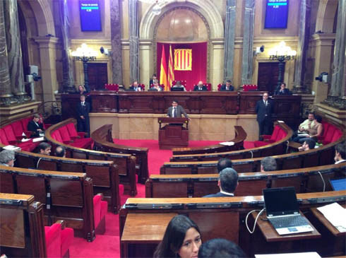 El Parlament fa una jornada de portes obertes per la Diada