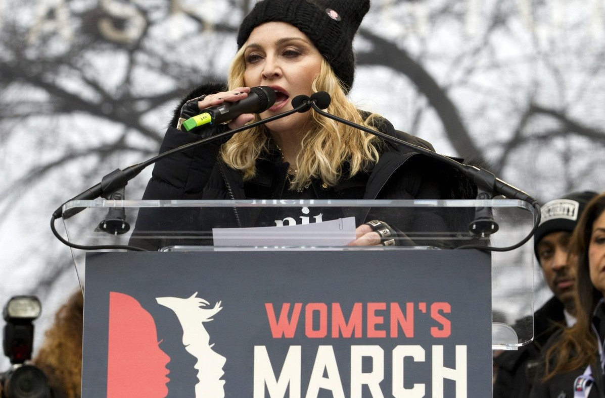 Madonna marcha mujeres portada