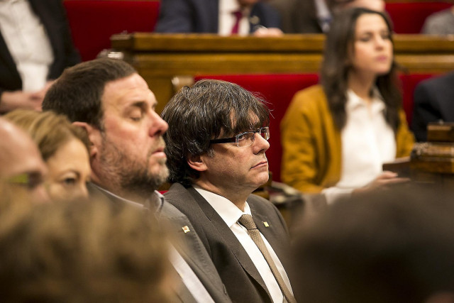 Carles Puigdemont i Inés Arrimadas