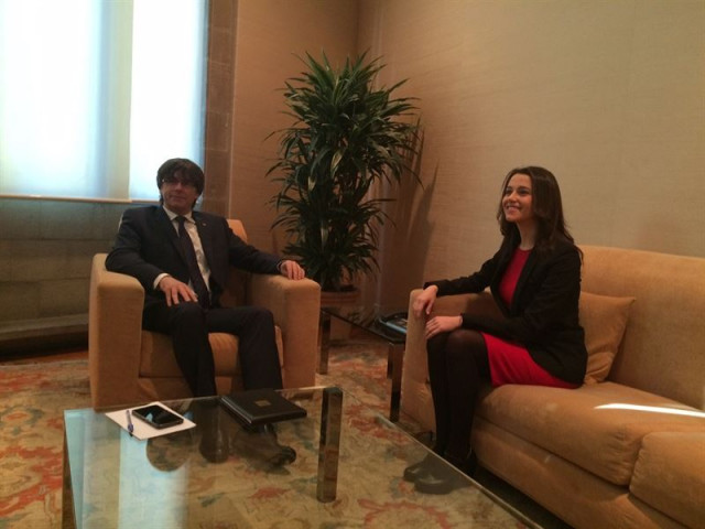 Carles Puigdemont i Inés Arrimadas