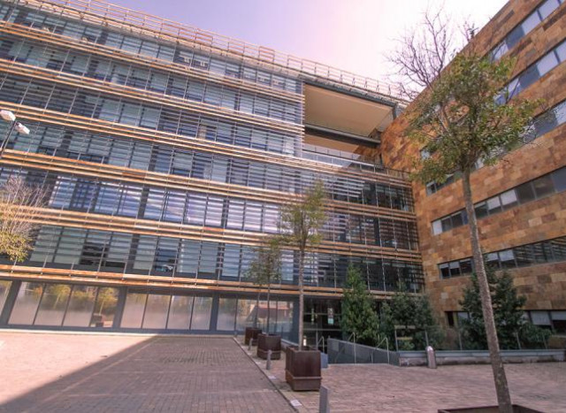 Antiga seu de Vodafone, ara seu del Banc Sabadell