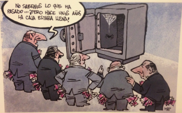 Cartell sobre la corrupció 