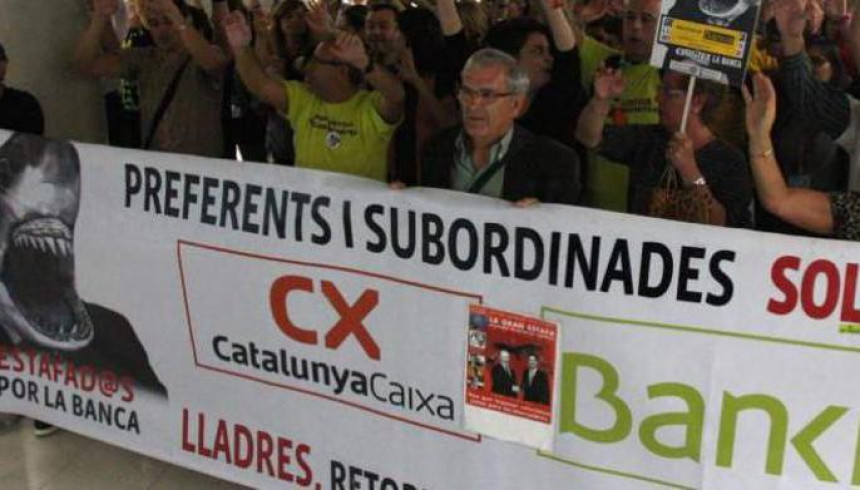 ADICAE denuncia davant els accionistes de CatalunyaCaixa el fracàs de l'arbitratge de preferents: "Només un 37% de les sol·licituds d'arbitratge dels preferentistes van ser acceptades"
