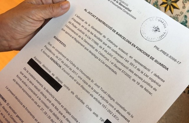 DenunciadelaGeneralitatalaGuardiaCivilporinterrogatorios 1