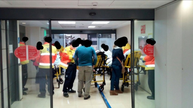 El nou servei d'urgències de l'Hospital del Mar no funciona