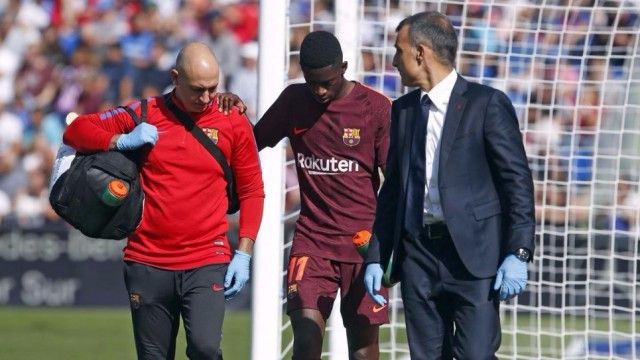 Dembélé: de 3 a 4 mesos de baixa