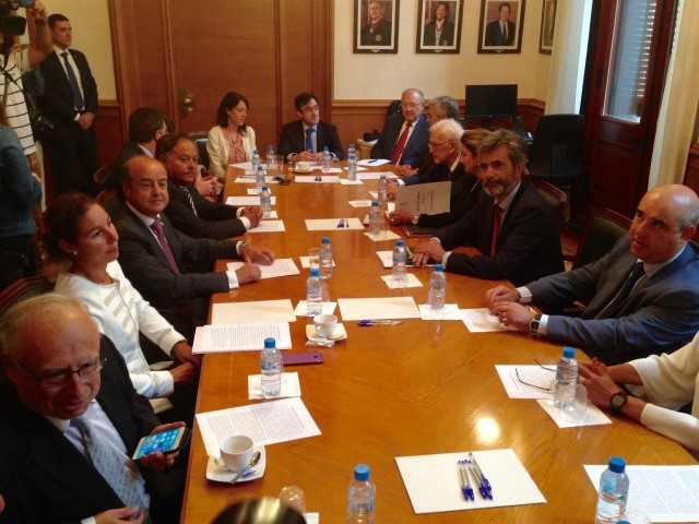 Presidentes TS Lesmes TSJC Barrientos en pleno TSJC 1