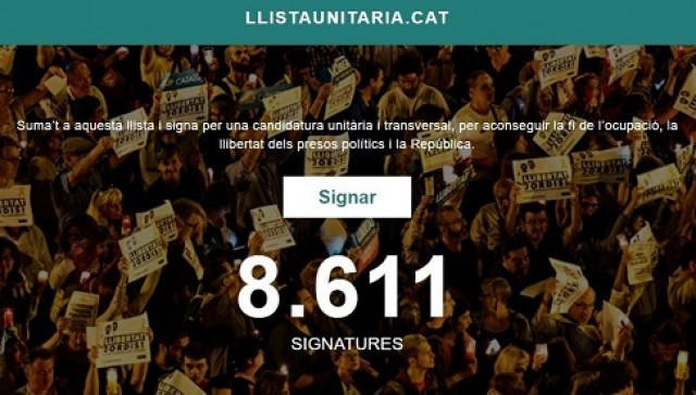 Lista unitaria soberanista 21d 1