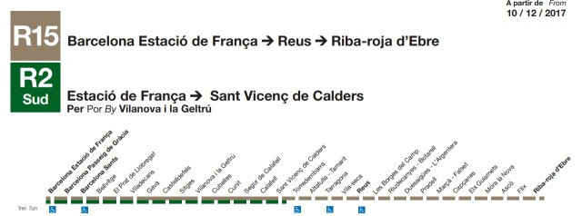 Renfe i Adif milloren el temps de viatge de la R15