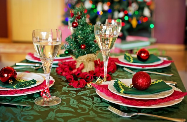 Mesa navidad cena