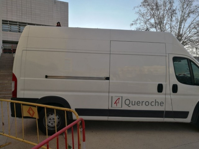 Furgonetaquetrasladaelcuadrodelainmaculadadesdelleidahastaaragn