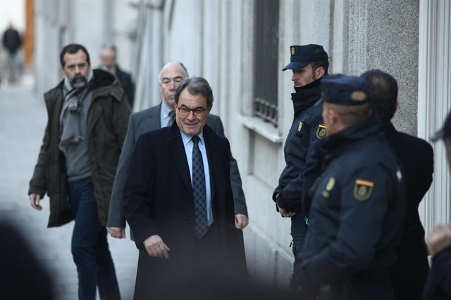 Mas admet davant el Suprem que la declaració d'independència va tenir un 