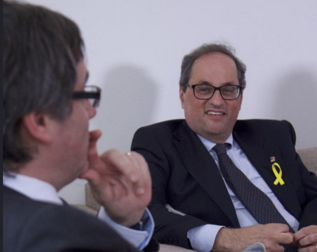 Puigdemont i Torra es reuneixen a Berlín per ultimar el repartiment de les conselleries