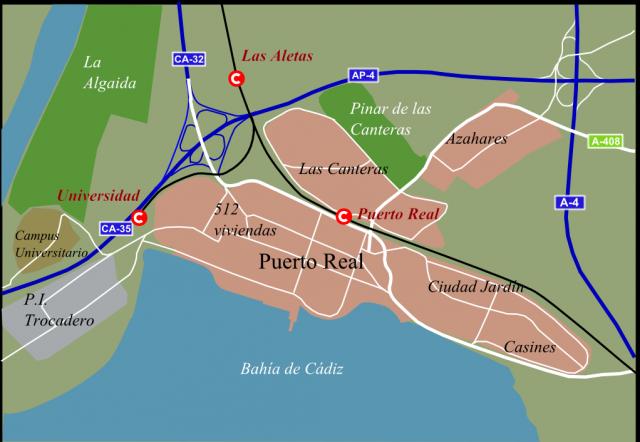 Mapa Puerto Real
