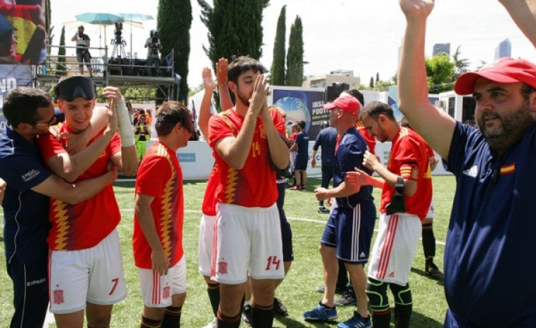 Espanya lluitarà pel cinquè lloc al Mundial de futbol per a cecs