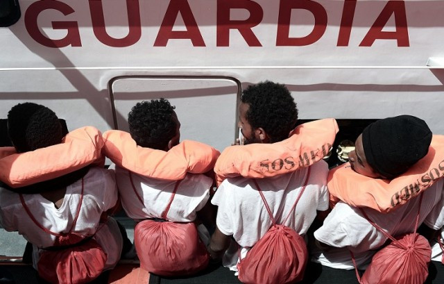 Migrants de l'Aquarius expliquen que Líbia no és un lloc 
