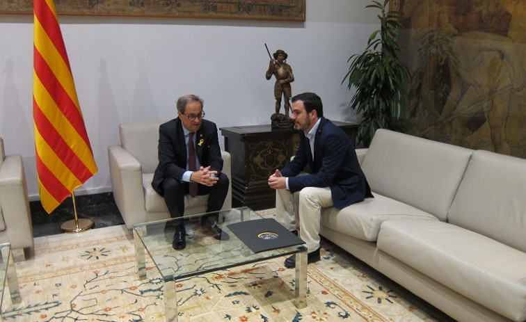 Garzón (IU) recepta a Torra una República Federal espanyola per resoldre les ànsies secessionistes