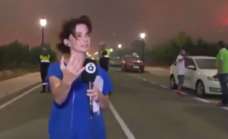 La temerària actitud d'una periodista d'À punt