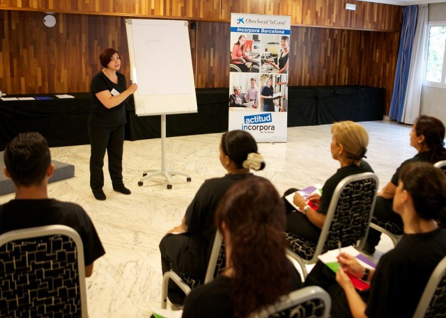 UnmomentdelesformacionsdIncorporadelaCaixaOSlaCaixa