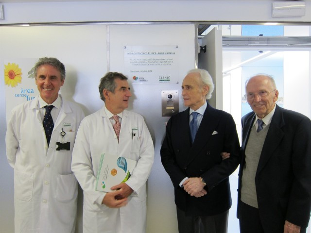 L'Hospital Clínic tindrà més espai i més pressupost per lluitar contra la leucèmia