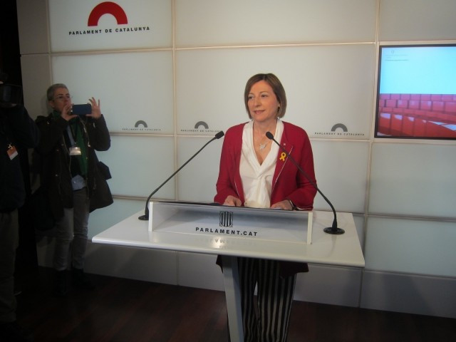 Carmeforcadellanunciaquenorepitecomopresidentadelparlament 1