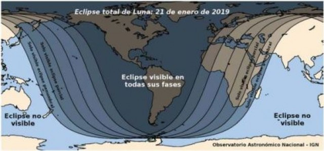 La nit del 20 al 21 de gener, eclipsi total de Lluna