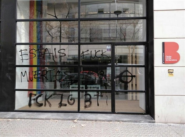 Ataquen el centre LGTBI Barcelona una setmana després de la seva inauguració