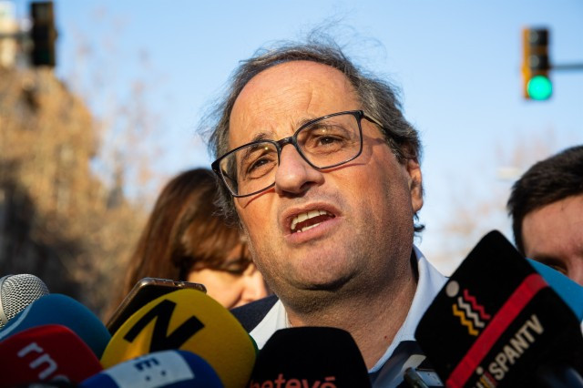 EuropaPress 1922401 Torra No se puede gobernar contra Catalunya y la autodeterminacin no es un permiso 1