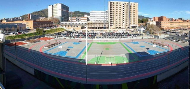 EuropaPress 1950543 Las Corts estrena la zona deportiva ms grande de Barcelona en el Parc de la Bederrida