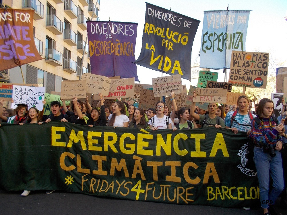 Manifestación clima barcelona 1