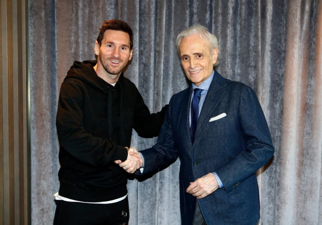 Leo Messi i Josep Carreras, units per lluitar contra la leucèmia infantil