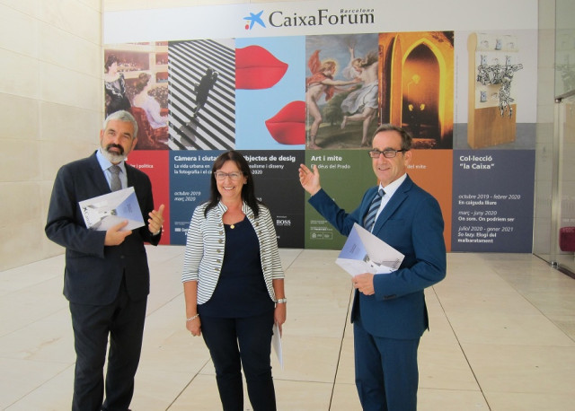 Ignasi Mir Elisa Durn y Valent Farrs en CaixaForum de Barcelona