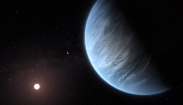Troben aigua en un exoplaneta potencialment habitable