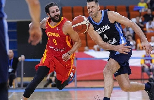 Espau00f1a contra Argentina Mundial de Baloncesto
