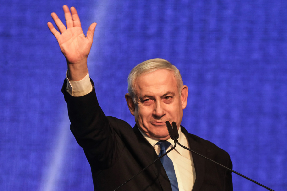 Benjamin Netanyahu tras la repetición electoral de Israel