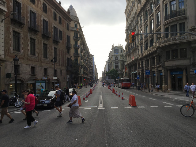 EltramocentraldelaViaLaietanaeneldasincoches