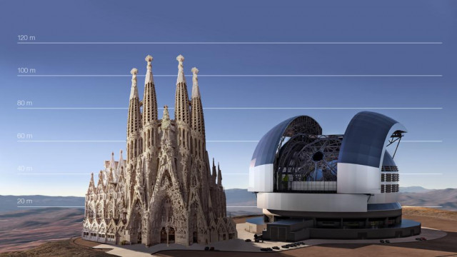 Gairebé tan gran com la Sagrada Família: així serà el telescopi més gran del món