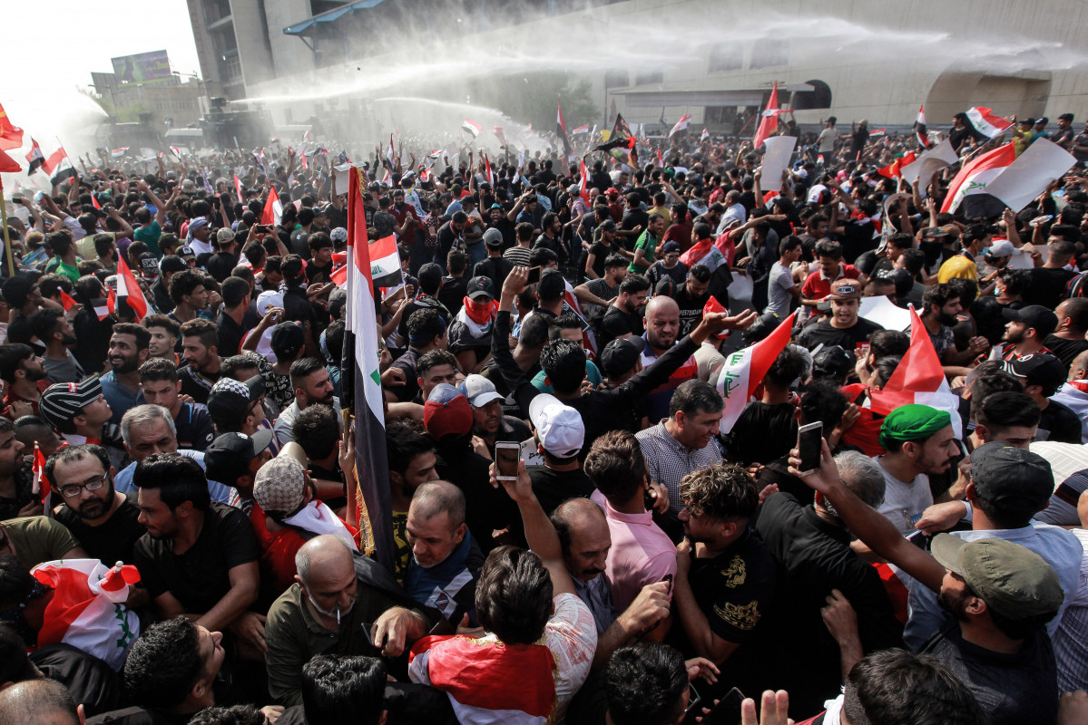 Manifestació contrària al Govern a Iraq