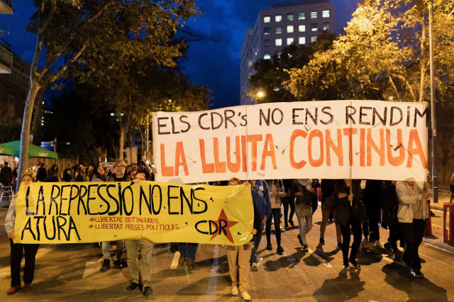 Les manifestacions dels CDR perden força