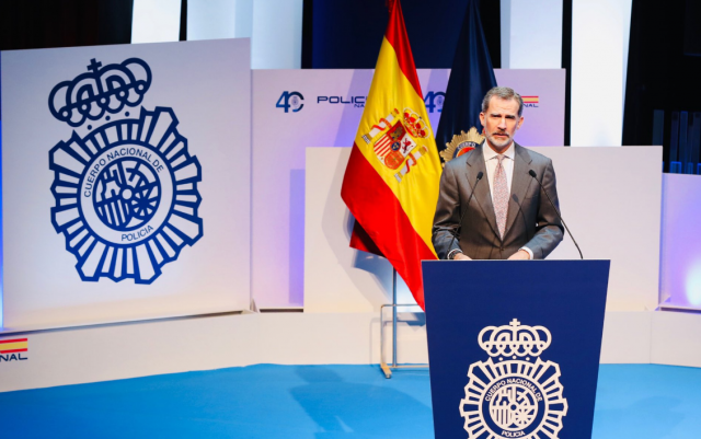 ReyactoconlaPolicaNacional