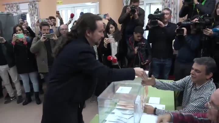 Iglesias, després de votar: 