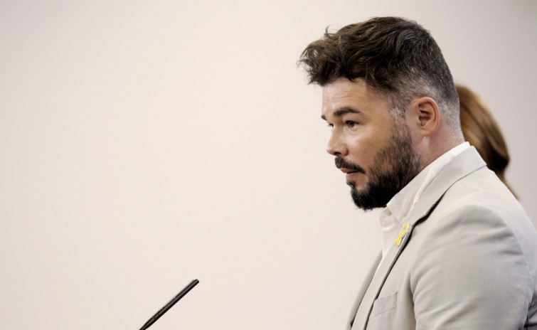 Rufián confirma a Lastra el 'no' a Pedro Sánchez