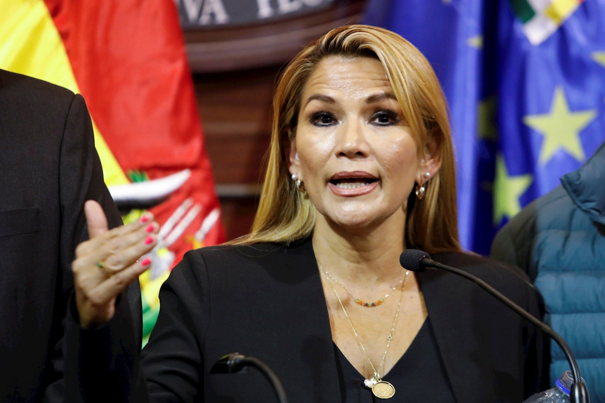 Jeanine Áñez, presidenta de facto de Bolívia