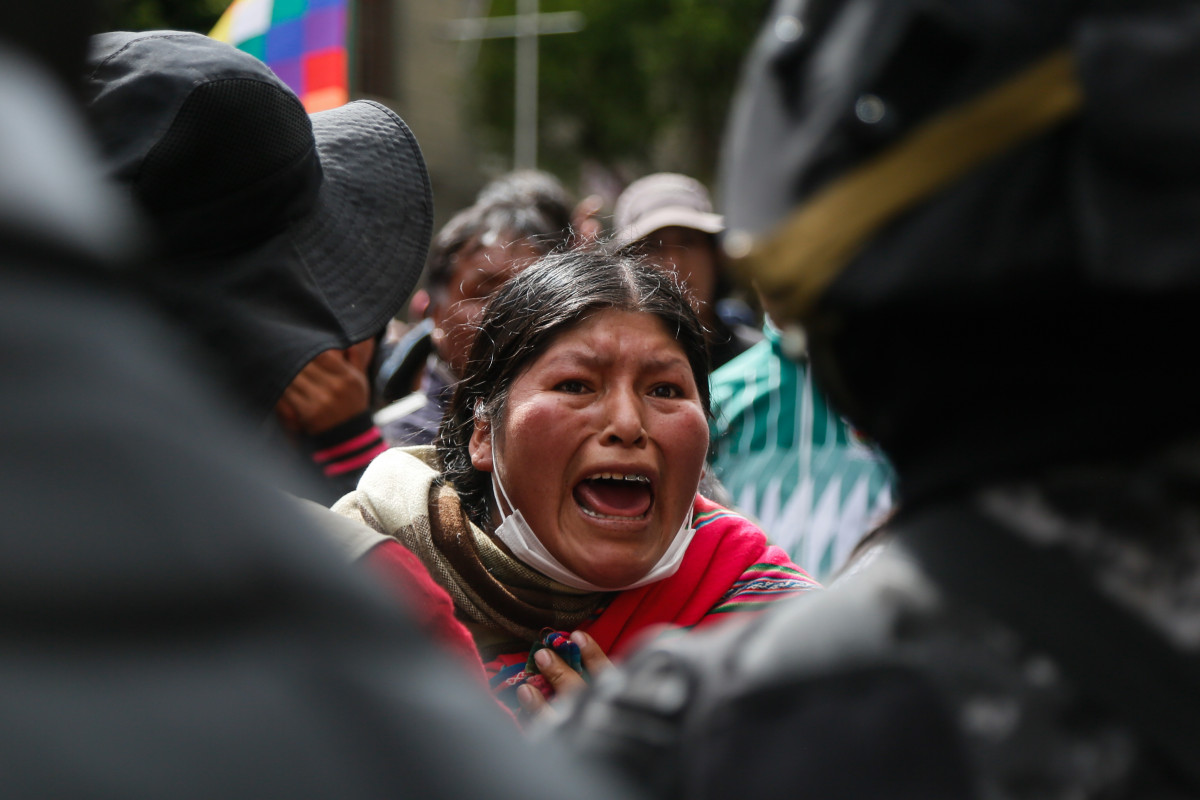 Bolivia manifestación a favor de Evo Morales