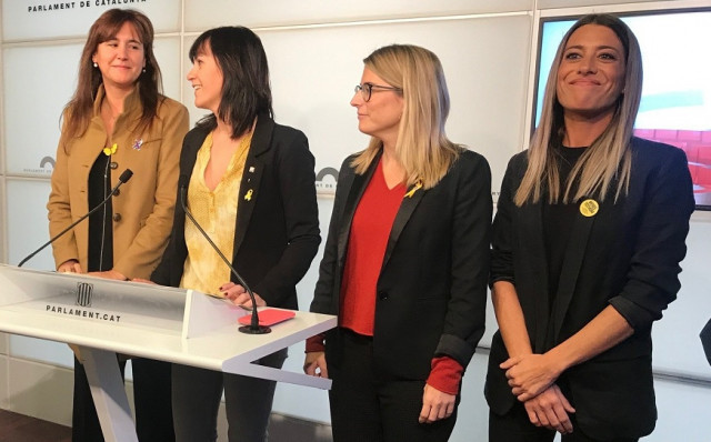 Albert Batet Laura Borrs Aurora Madaula Elsa Artadi y Miriam Nogueras