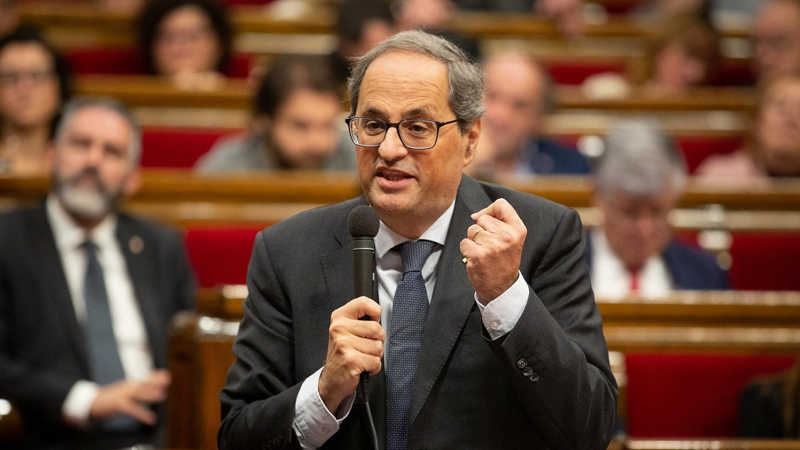 Quim torra al parlament