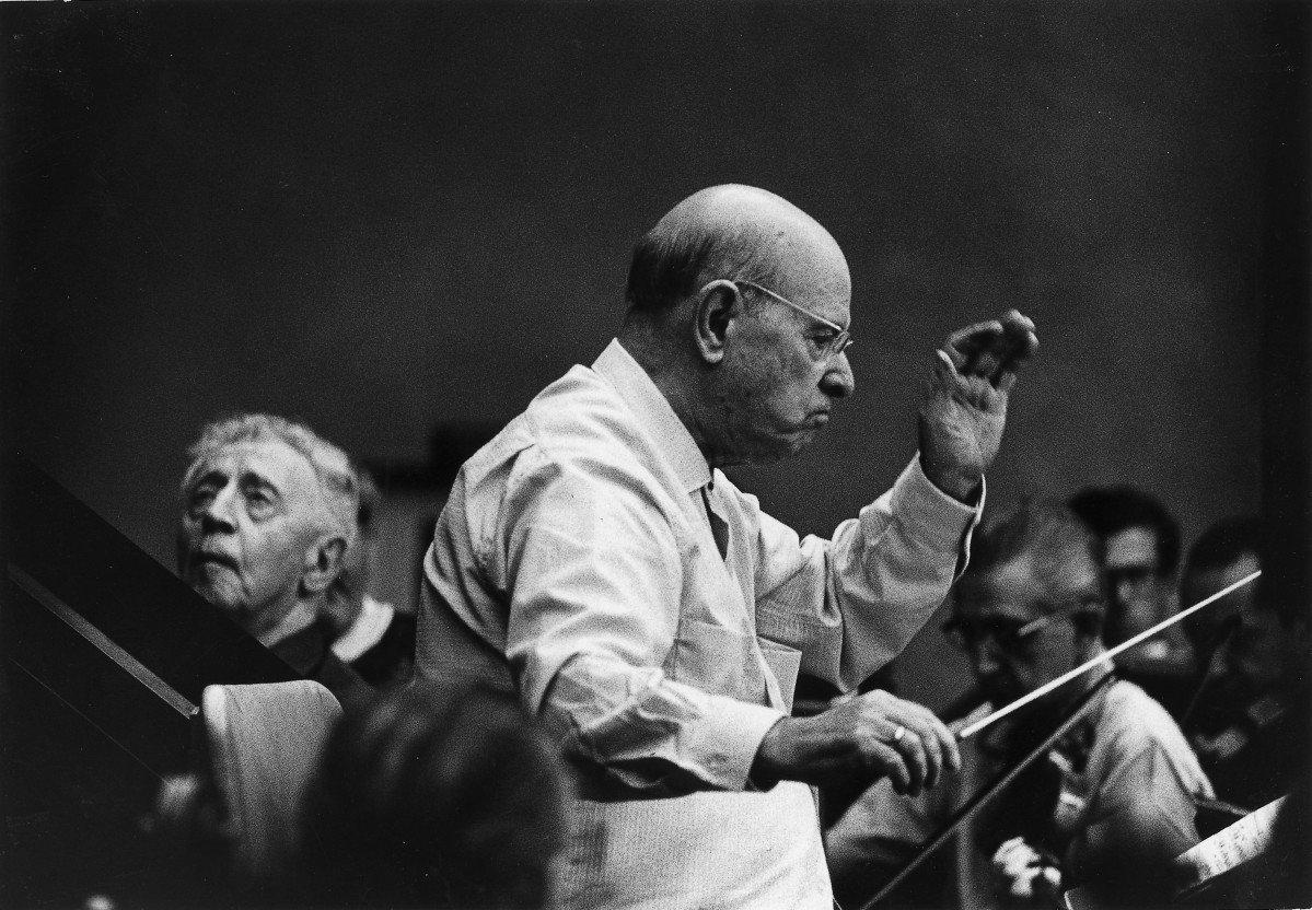 Pau Casals director de orquestra
