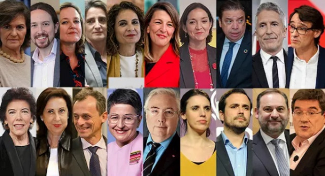 Tots els noms del Govern de Pedro Sánchez