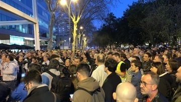 Manifestación de trabajadores de Nissan