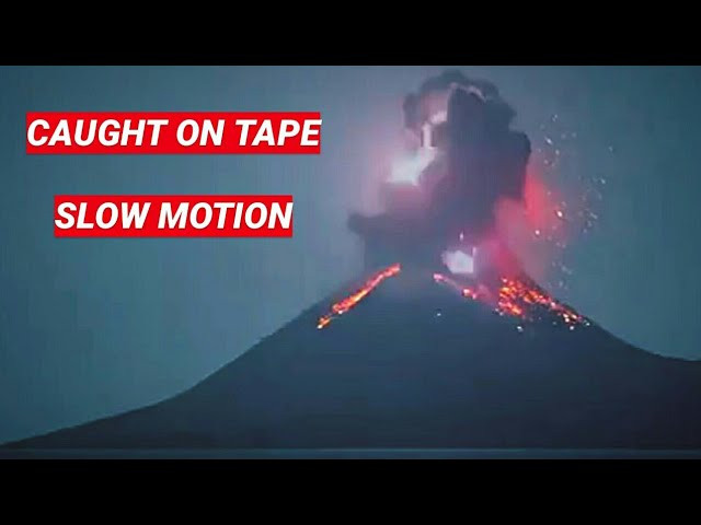 Krakatoa Volcano Eruption - April, 11, 2020